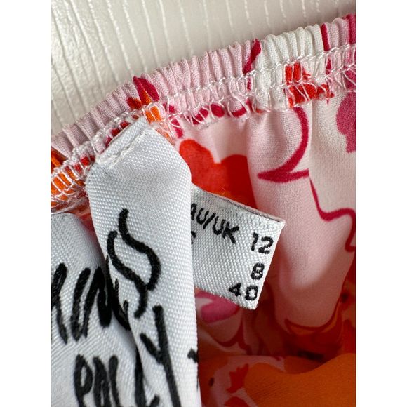 Women's Princess Polly Floral Cropped Top Size 8 - Picture 7 of 8